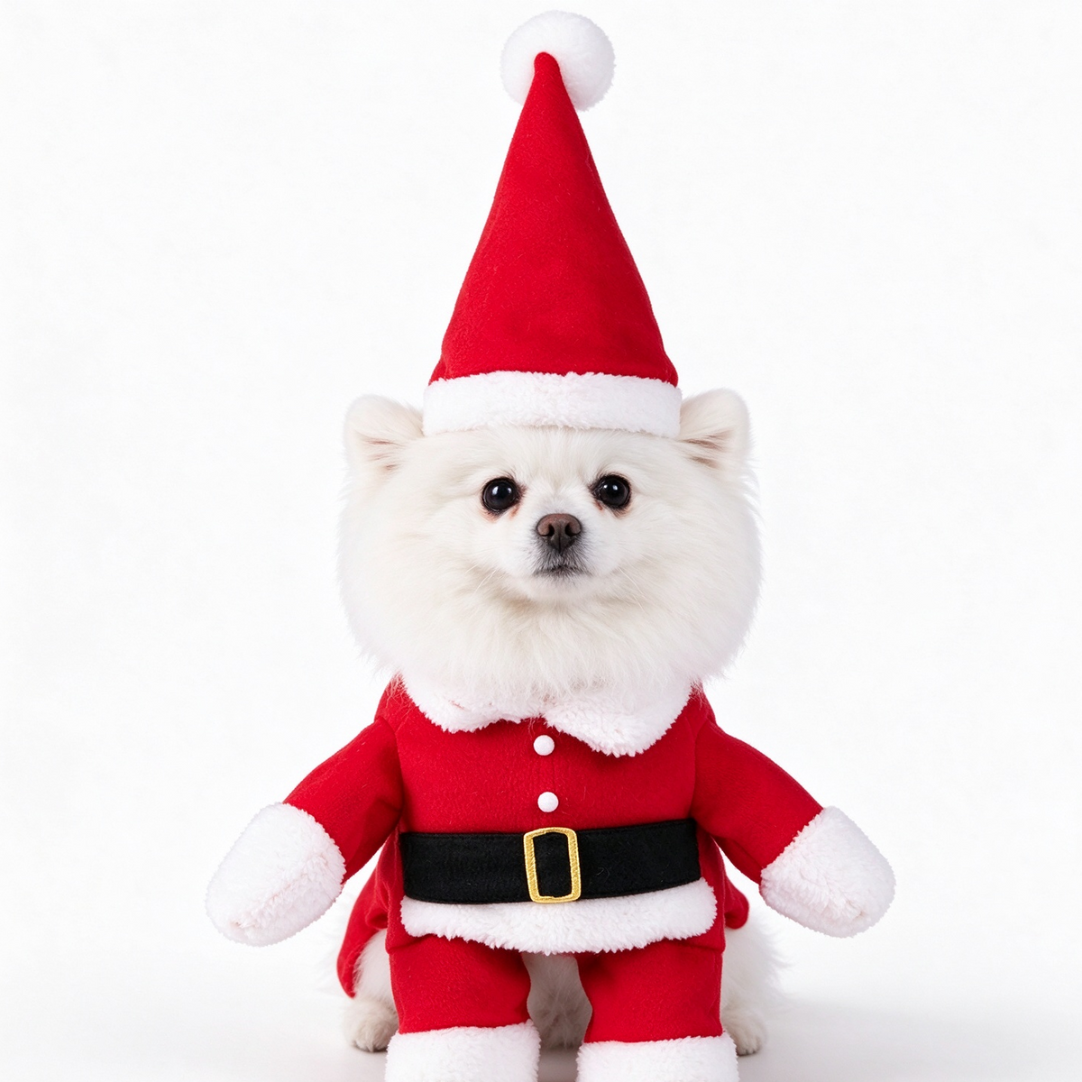 Santa Dog Costume – Christmas Dog Costume, Cute Santa Claus Outfit for Dogs, Festive Pet Christmas Outfit for Holiday Parties
