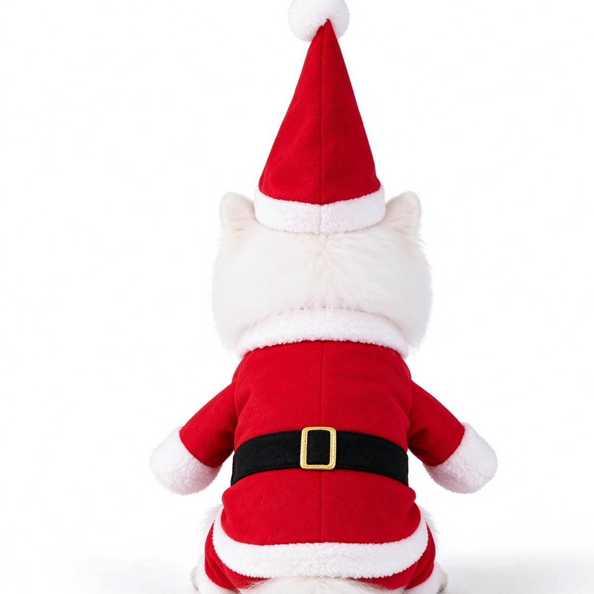 Santa Dog Costume – Christmas Dog Costume, Cute Santa Claus Outfit for Dogs, Festive Pet Christmas Outfit for Holiday Parties