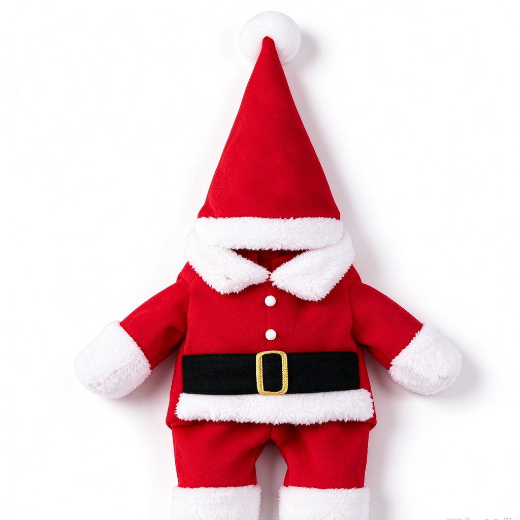 Santa Dog Costume – Christmas Dog Costume, Cute Santa Claus Outfit for Dogs, Festive Pet Christmas Outfit for Holiday Parties
