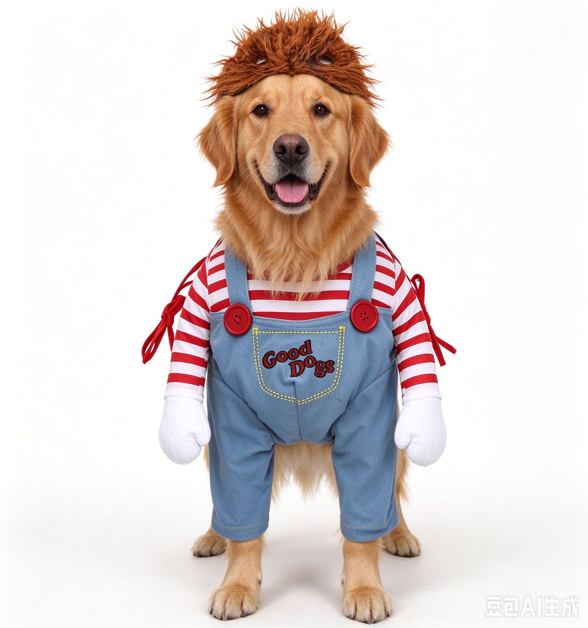 Dog Costume & Dog Clothes – Funny Dog Jumpsuit, Cute Pet Outfit for Small, Medium & Large Dogs