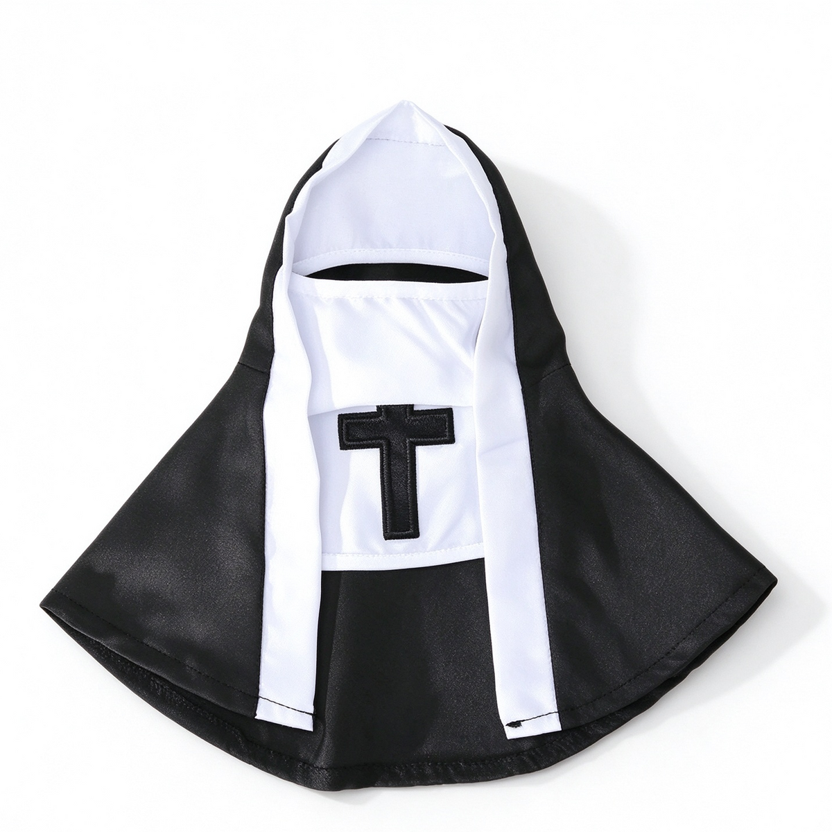 Nun Dog Costume – Funny Dog Halloween Costume, Pet Costume for Dogs & Cats, Religious Cosplay Outfit, Cute Puppy Dress Up for Halloween Parties
