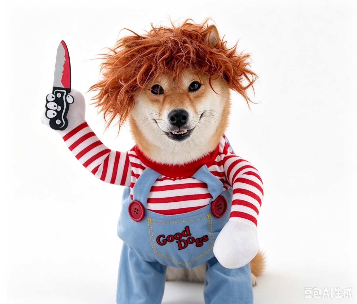 Dog Costume & Dog Clothes – Funny Dog Jumpsuit, Cute Pet Outfit for Small, Medium & Large Dogs