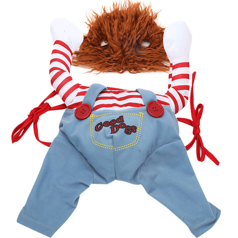 Dog Costume & Dog Clothes – Funny Dog Jumpsuit, Cute Pet Outfit for Small, Medium & Large Dogs