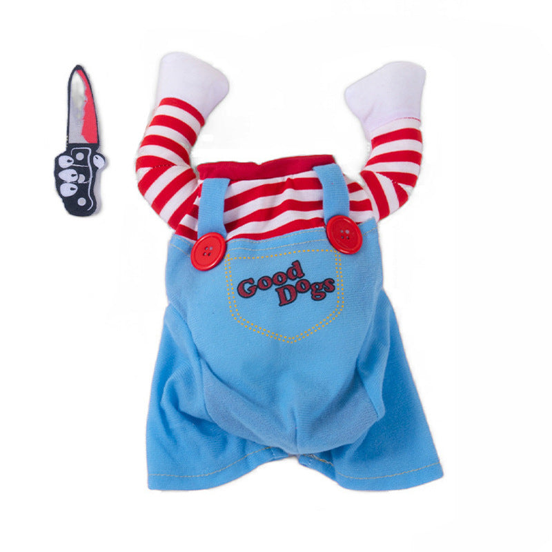 Dog Costume & Dog Clothes – Funny Dog Jumpsuit, Cute Pet Outfit for Small, Medium & Large Dogs